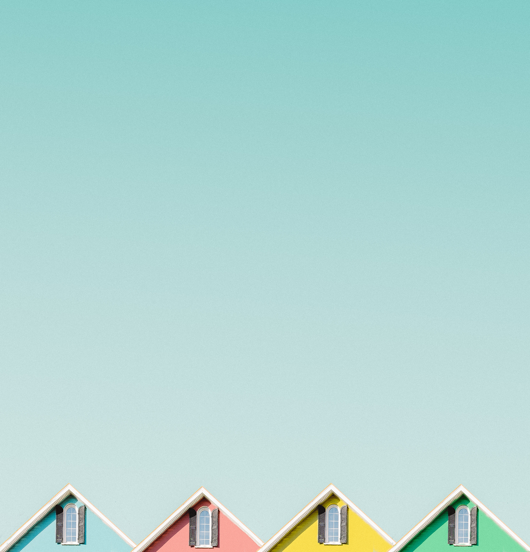 Four Colourful Houses 